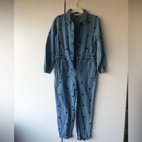 M&S denim boiler suit age 6-7 - Picture 4 of 4